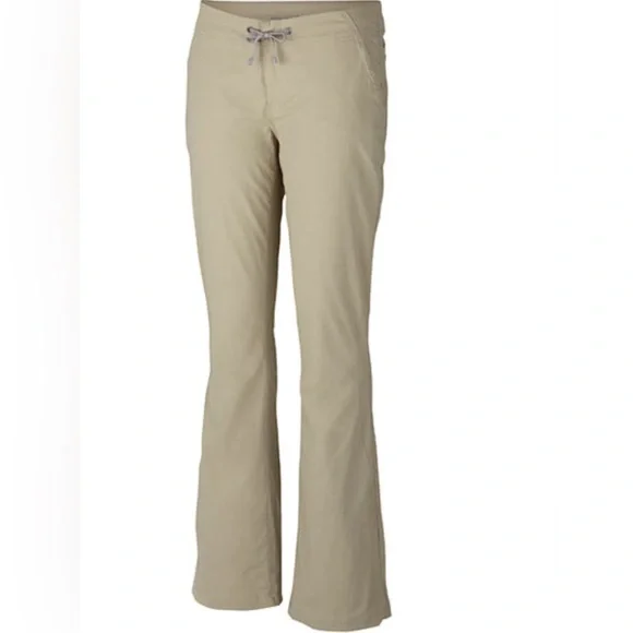 Columbia Omni-Shield Advanced Repellency Hiking Pants -Women’s size 10 tan khaki - Picture 2 of 3
